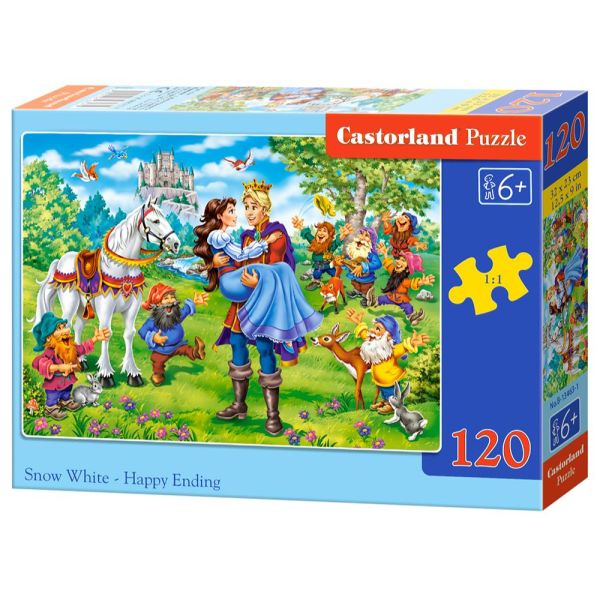 Puzzle 120 Pezzi - Snow White - Happy Ending