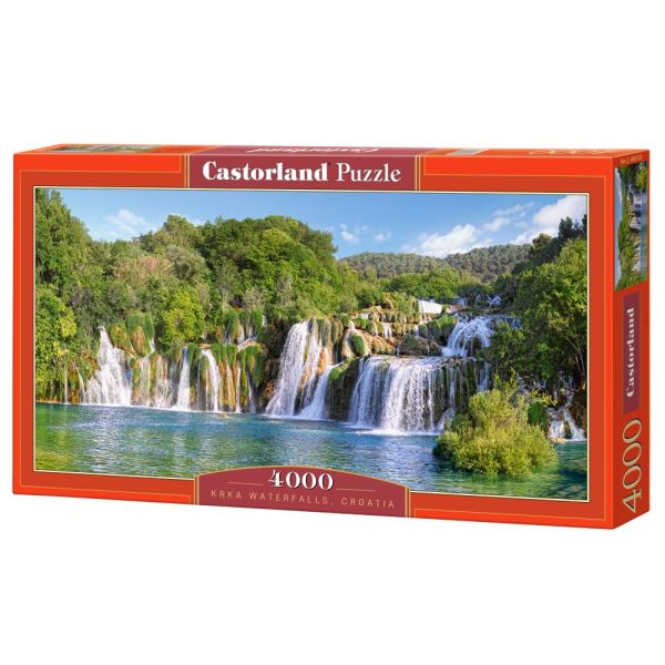 4000 Piece Puzzle - Krka Waterfalls, Croatia