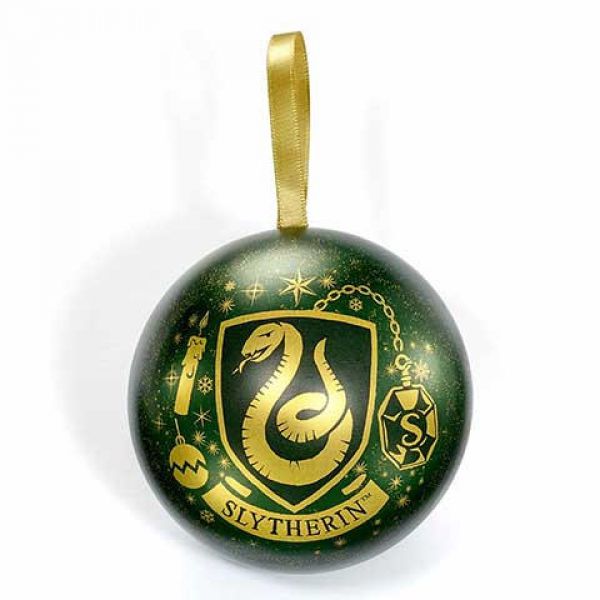 Slytherin Christmas ball and necklace - Harry Potter