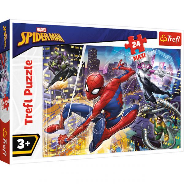 Puzzle da 24 Pezzi Maxi - Spider-Man: Senza Paura