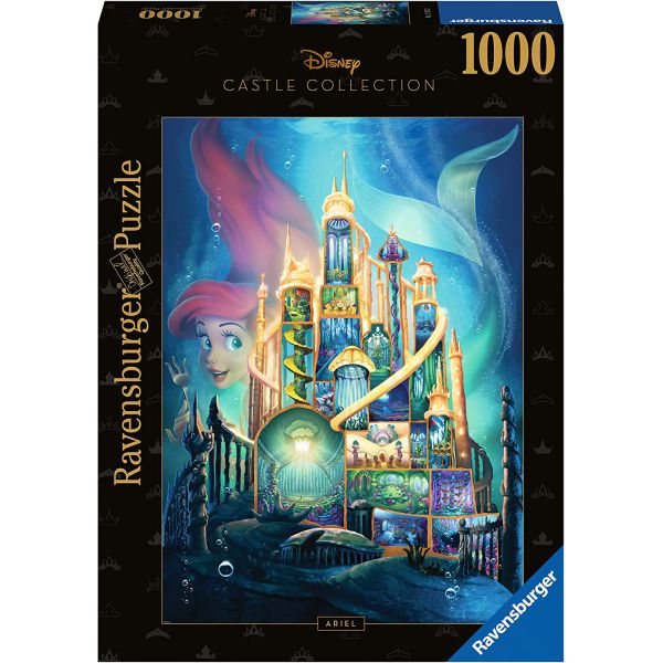 1000 Piece Jigsaw Puzzle - Disney Castles: Ariel