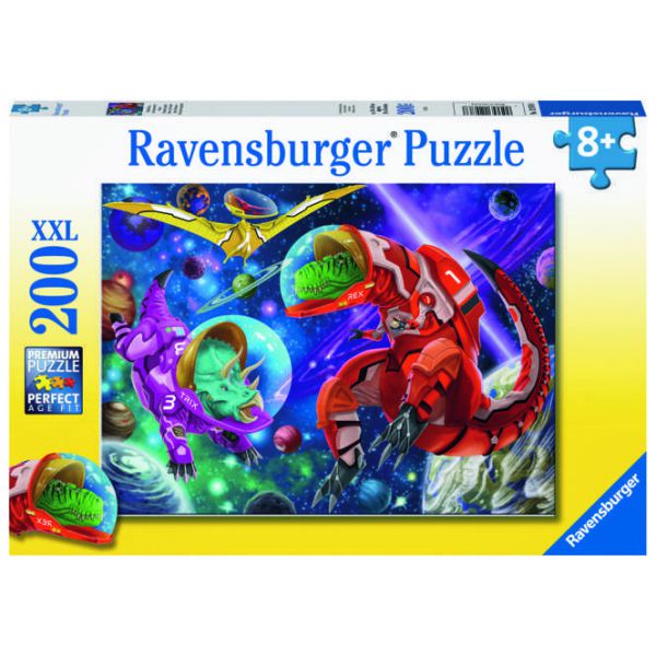 200 Piece XXL Puzzle - Space Dinosaurs