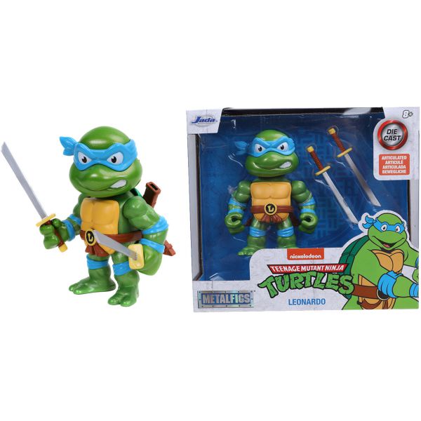 Turtles Personaggio Leonardo in die-cast cm.10 da collezione