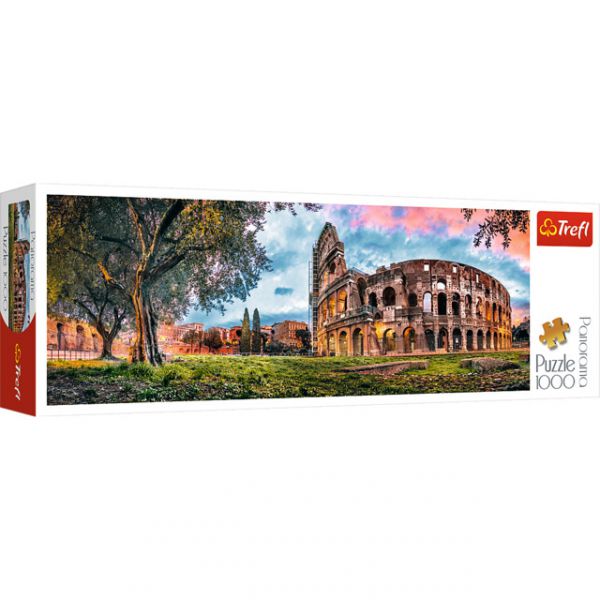 1000 Piece Panorama Puzzle - Colosseum at Dawn