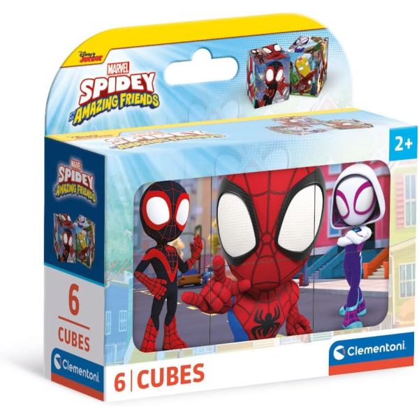 Cubes 6 pieces - Spidey