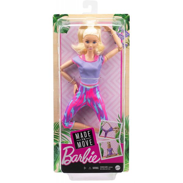 Barbie - Made to Move Yoga: Capelli Biondi e Completo Violetto