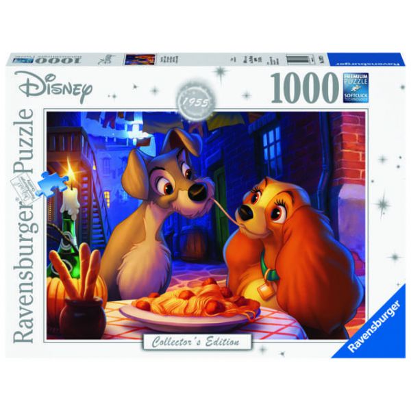 Puzzle da 1000 Pezzi - Disney: Lilli e il Vagabondo