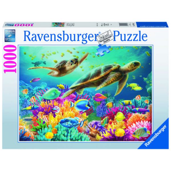 1000 Piece Puzzle - Blue Underwater World