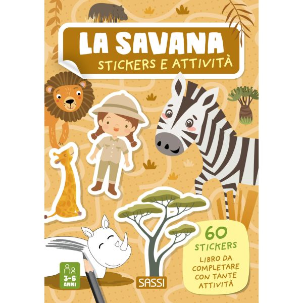 La Savana. Stickers e Attività