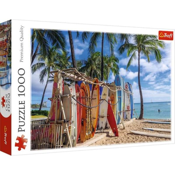 Puzzles - "1000" - Waikiki Beach, Hawaii