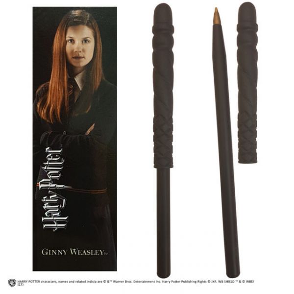 Harry Potter - Bacchetta Penna e Segnalibro di Ginny Weasley