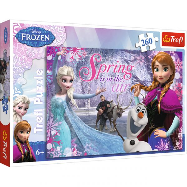 Puzzle da 260 Pezzi - Frozen: Amore nella Terra dei Ghiacci