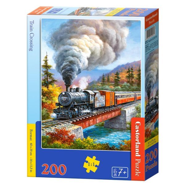 200 Piece Puzzle - Train Crossing