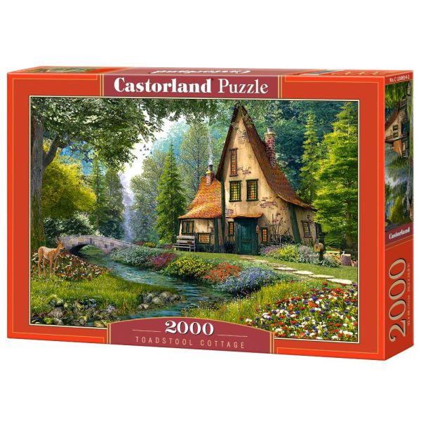 2000 Piece Puzzle - Toadstool Cottage
