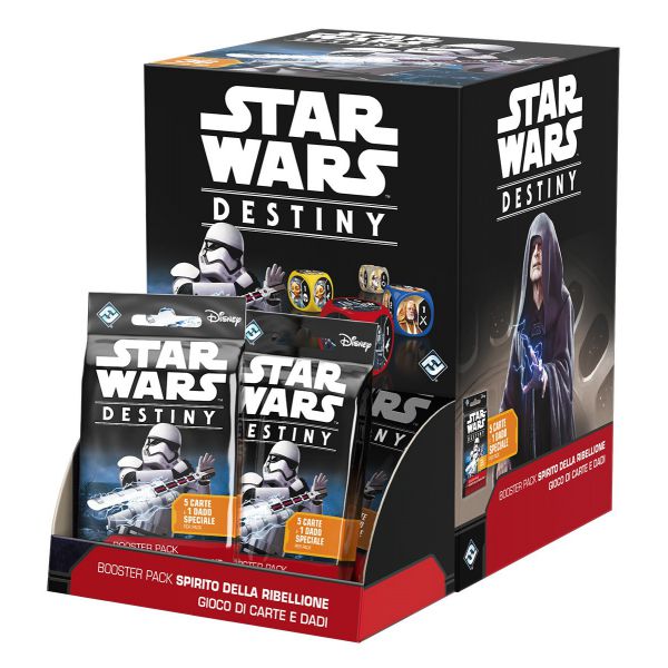 Star Wars: Destiny - Box 36 Booster Pack Spirito della Ribellione