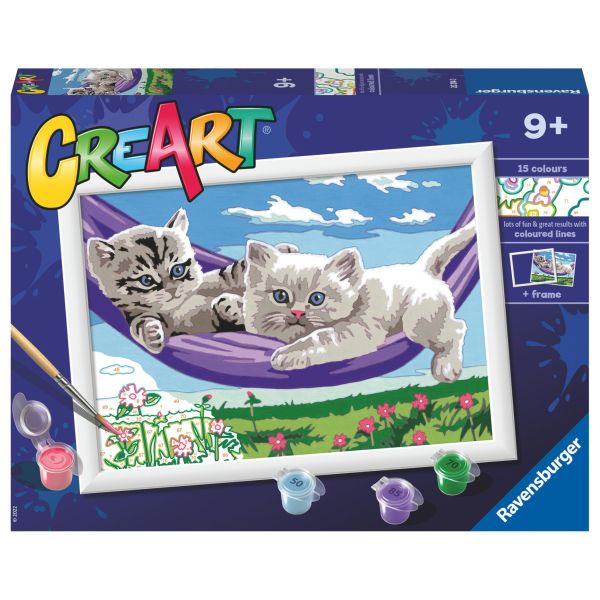 CreArt - Serie D Classic: Kittens on the hammock