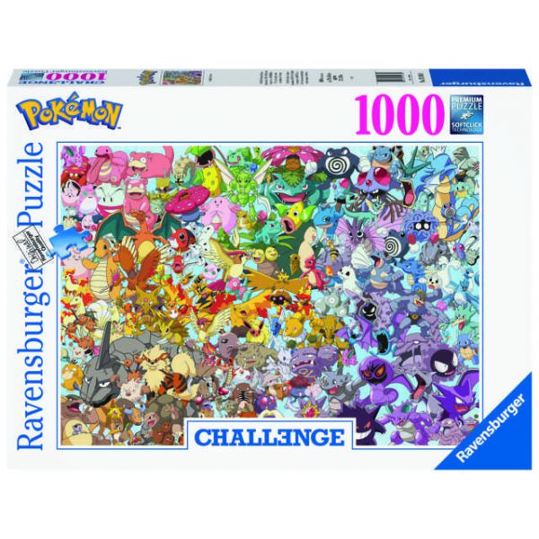 Puzzle da 1000 Pezzi - Challenge: Pokémon