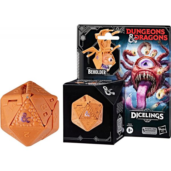 Dungeons and Dragons: Beholder, Adult D&amp;D Collectible Monster, Giant D20 Convertible Die, Action Figure, Die, RPG
