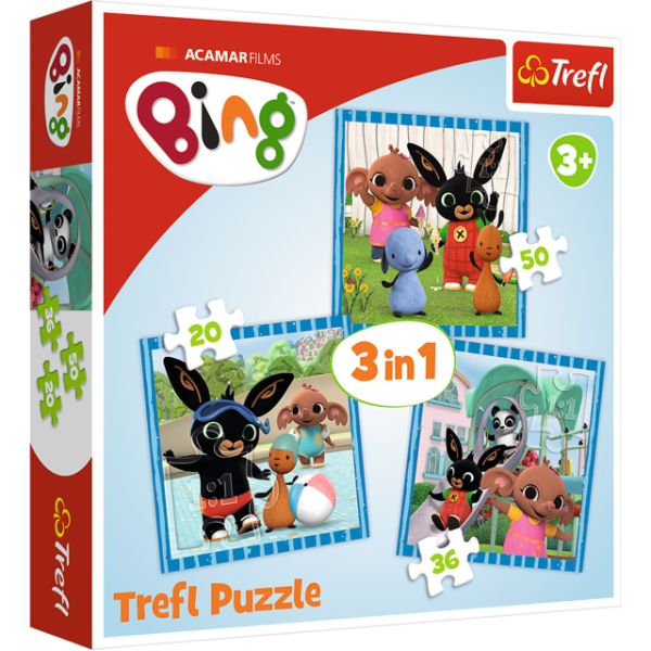 3 Puzzle in 1 - Bing: Fun with Friends