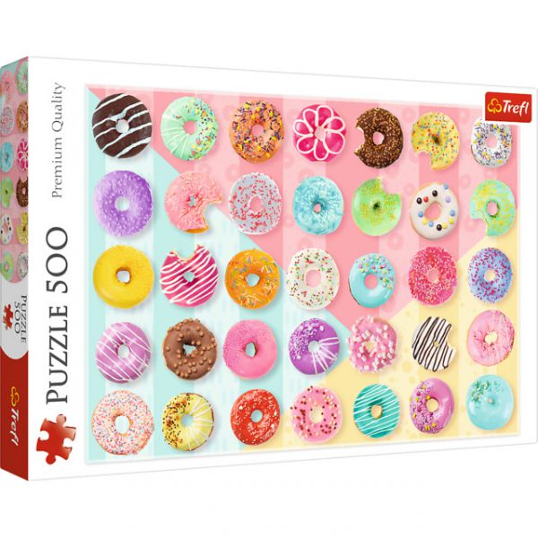 500 Piece Puzzle - Donuts