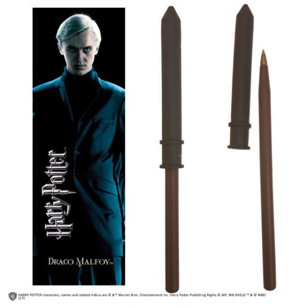 Harry Potter - Wand Pen and Bookmark by Draco Malfoy