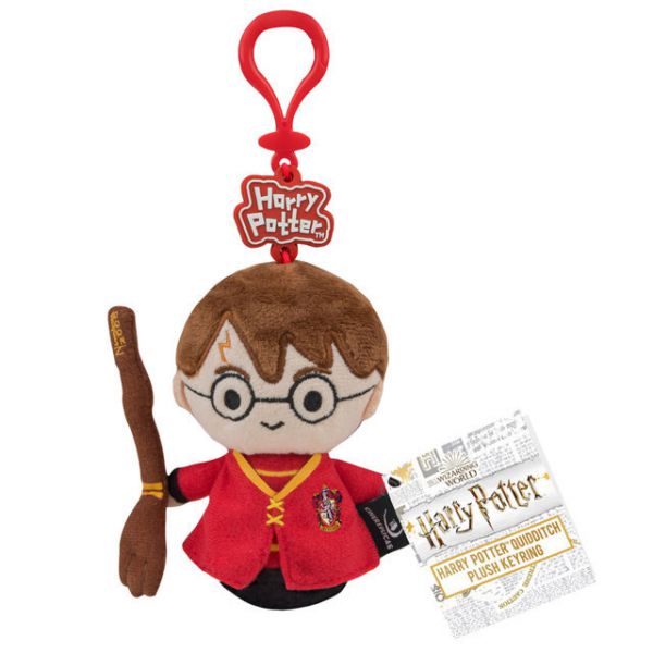 Harry Potter - Portachiavi Peluche Harry con Divisa da Quidditch