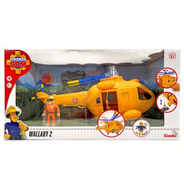 Sam il Pompiere - Elicottero Wallaby II 34 cm