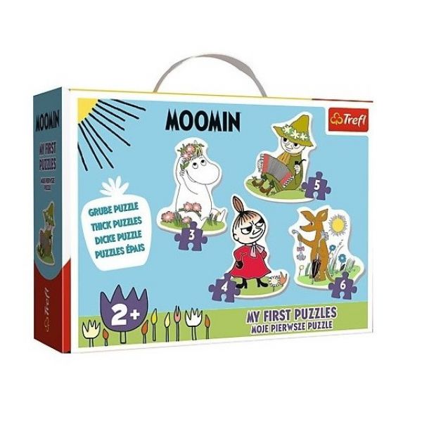 4 Puzzle in 1 - Baby Puzzle: Happy Moomins