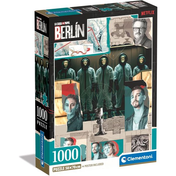 Puzzle da 1000 Pezzi - La Casa di Carta: Berlin A