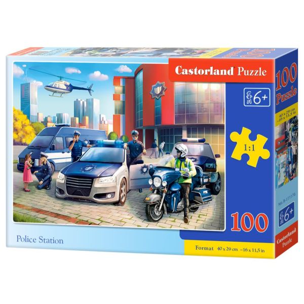 100 Piece Puzzle - Police Station