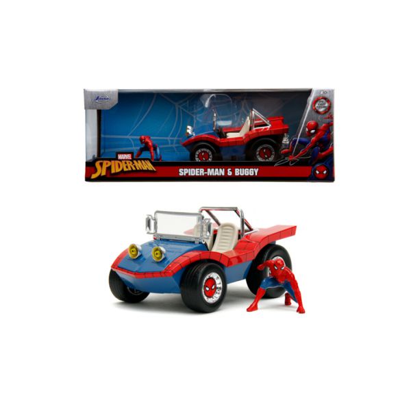 Marvel Spider-Man Buggy 1:24 scale die-cast with figure