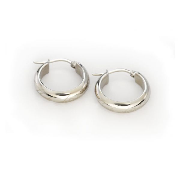 The Lord of the Rings: Single Ring Earrings - Steel