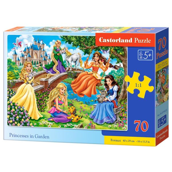 Puzzle da 70 Pezzi - Principesse in Giardino