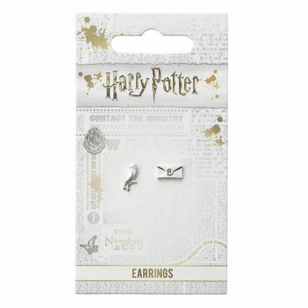 Earrings - Hedwig and the letter - Harry Potter