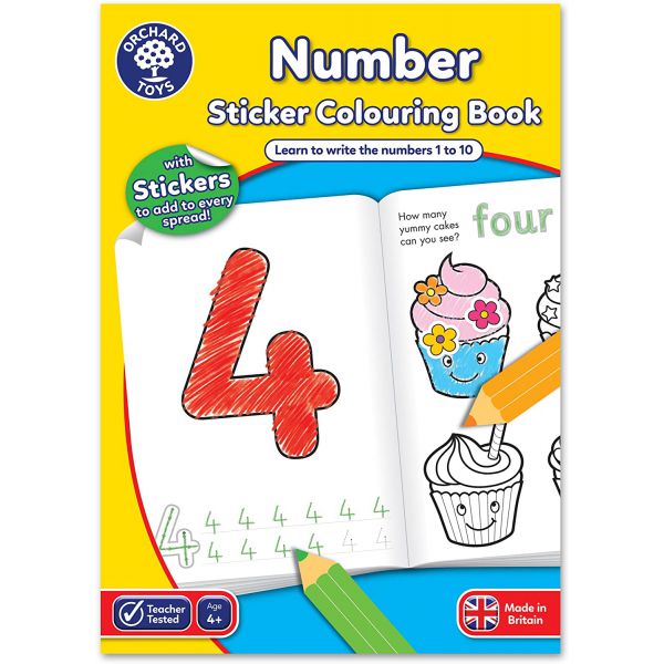 Colouring Book - Number: Ed. Inglese