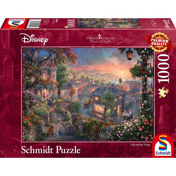 Puzzle da 1000 Pezzi - Disney: Lilli e il Vagabondo
