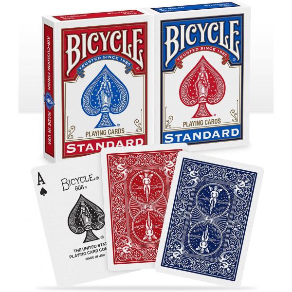 Bicycle - Pack 2 Mazzi Standard Rosso e Blu