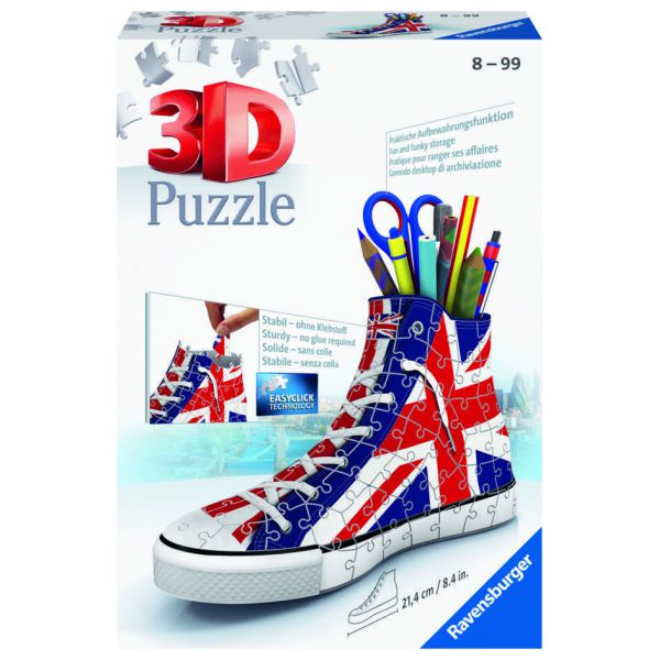 Puzzle 3D da 108 Pezzi - Sneaker Union Jack