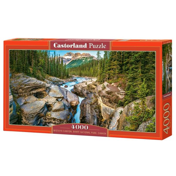 Puzzle da 4000 Pezzi - Canyon Mistaya, Parco Nazionale di Banff, Canada