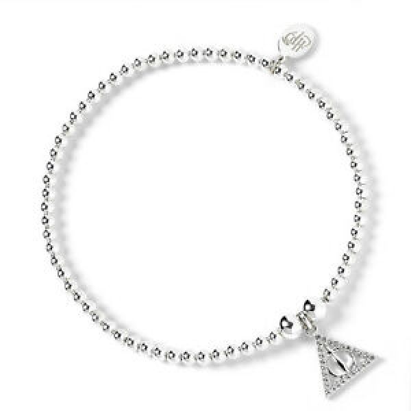 &quot;Deathly Hallows Ball Bead&quot; bracelet with crystals - Harry Potter
