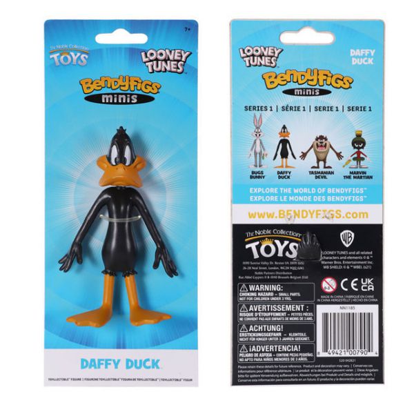 Daffy Duck - mini personaggio Toyllectible Bendyfigs - Looney Tunes