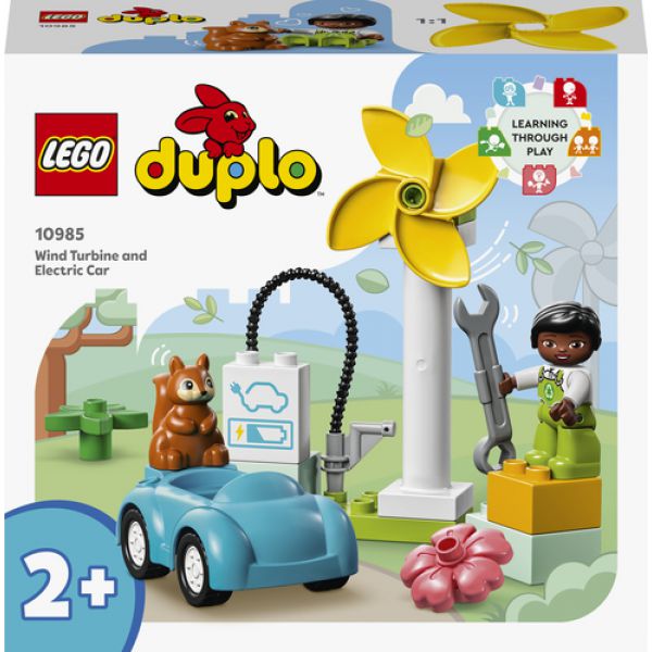 DUPLO Town - Wind Turbine and Electric Car