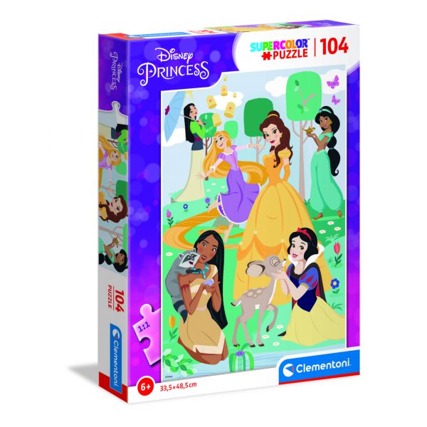 Puzzle da 104 Pezzi - Principesse Disney