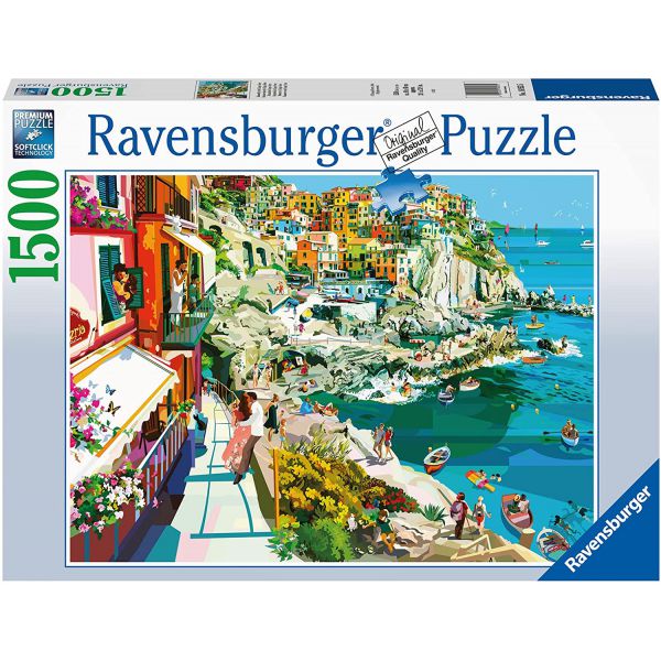 1500 Piece Puzzle - Romance in Cinque Terre