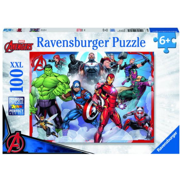 Puzzle da 100 Pezzi XXL - Squadra Avengers
