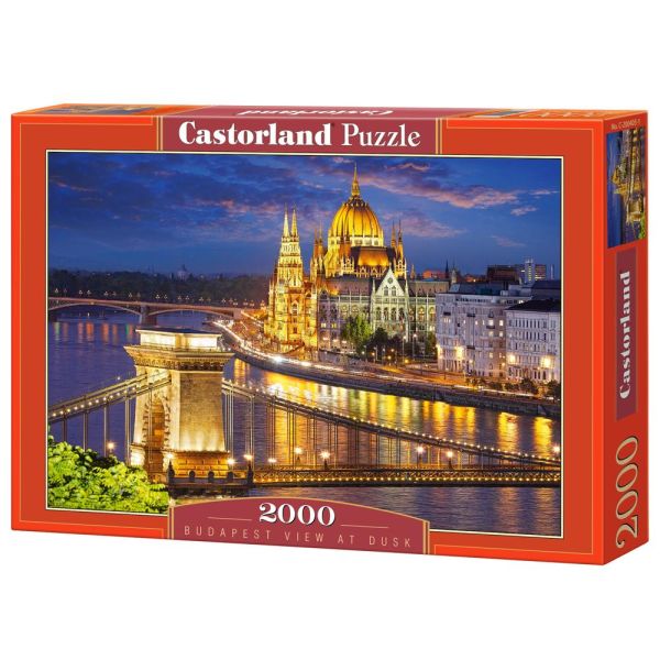 Puzzle 2000 Pezzi - Budapest view at dusk