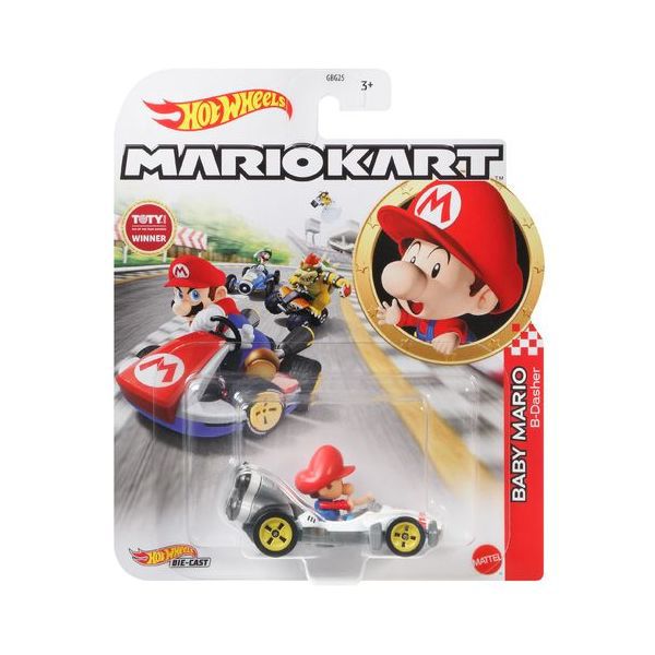 Hot Wheels - Mario Kart: Baby Mario B-Dasher