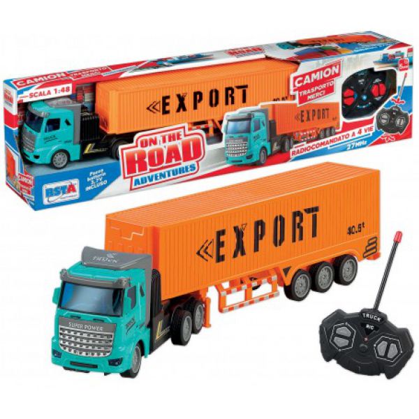 REMOTE-CONTROLLED GOODS TRANSPORT TRUCK