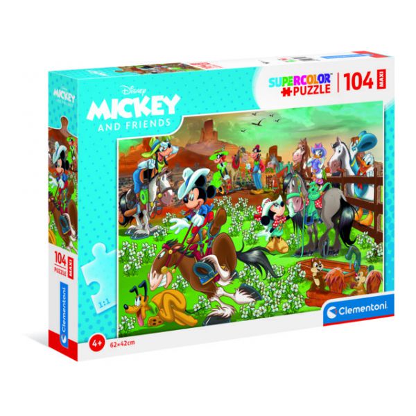 104 Piece Maxi Puzzle - Mickey &amp; Friends