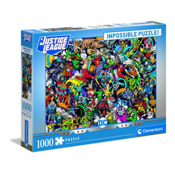 1000 Piece Jigsaw Puzzle - Impossible Puzzle: DC Comics